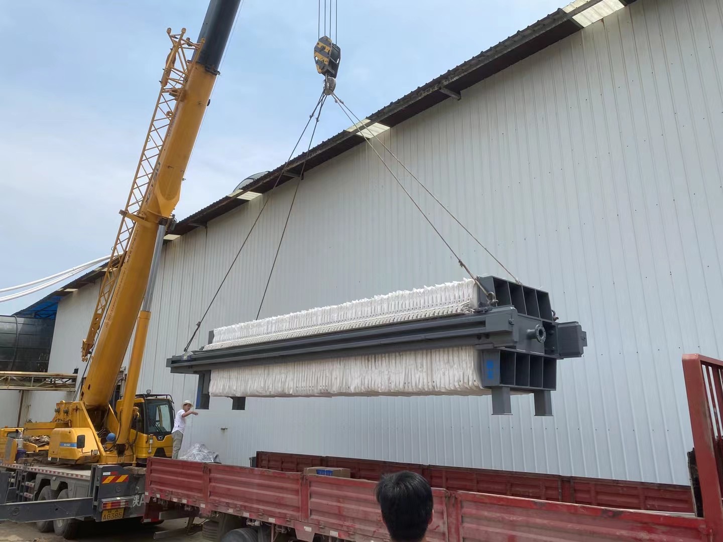 磚廠壓濾機客戶案例1